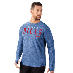Buffalo Bills MSX by Michael Strahan Performance Camo Long Sleeve T-Shirt - Royal cheap