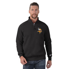 Minnesota Vikings Starter Classic Half-Zip Pullover Sweatshirt - Black online