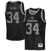 Bo Jackson Las Vegas Raiders Youth Retired Player NFL Basketball Fashion Jersey - Black discount