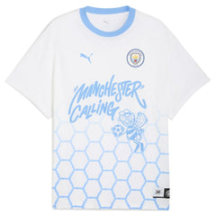 Manchester City 2025 FIFA Club World Cup Hoops T-Shirt - White | Puma on sale