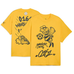 Manchester City 2025 FIFA Club World Cup Hoops T-Shirt - Yellow | Puma online