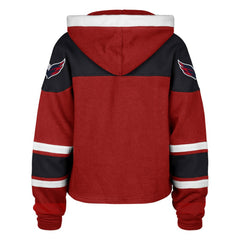 Washington Capitals '47 Women's Cropped Lacer Hoodie Red