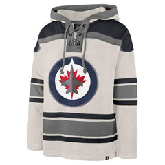 Winnipeg Jets '47 Rockaway Lacer Pullover Hoodie Oatmeal