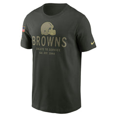 Cleveland Browns 2025 Salute to Service Sideline Primary Edge Dri-FIT T-Shirt - Forest Green | Nike discount