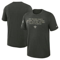 New Orleans Saints 2025 Salute to Service Sideline Slub Dri-FIT T-Shirt - Dark Green | Nike cheap