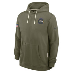 Baltimore Ravens 2025 Salute to Service Sideline Standard Issue Dri-FIT Hoodie - Olive | Nike discount