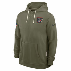 Houston Texans 2025 Salute to Service Sideline Standard Issue Dri-FIT Hoodie - Olive | Nike outlet
