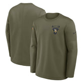 Minnesota Vikings 2025 Salute to Service Sideline Coaches Therma-FIT Long Sleeve Shirt - Olive | Nike on sale