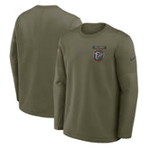 Atlanta Falcons 2025 Salute to Service Sideline Coaches Therma-FIT Long Sleeve Shirt - Olive | Nike sale