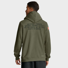 Green Bay Packers Big & Tall 2025 Salute to Service Sideline Dominant Force Dri-FIT Hoodie - Olive | Nike on sale