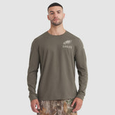 Philadelphia Eagles 2025 Salute to Service Sideline Long Sleeve T-Shirt - Olive | Nike for sale