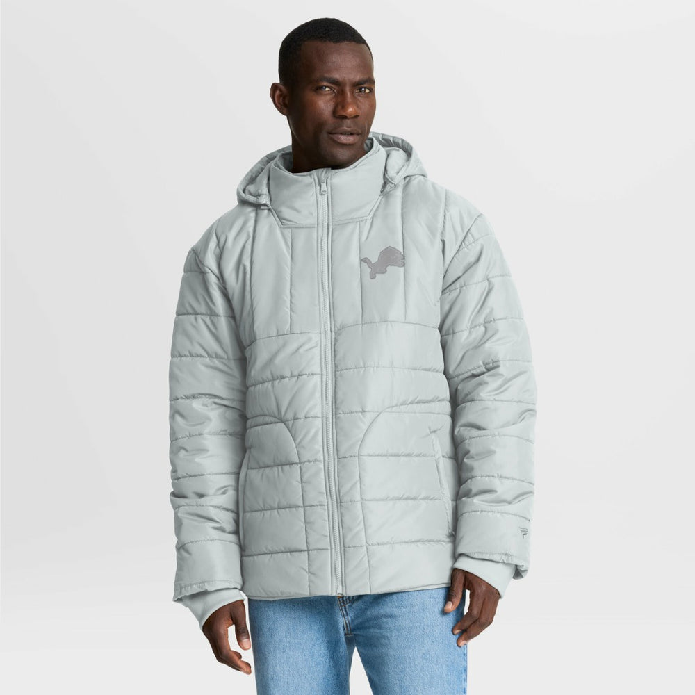 Detroit Lions Full-Zip Hooded Jacket - Gray sale