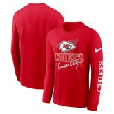 Kansas City Chiefs Rewind Long Sleeve T-Shirt - Red | Nike on sale