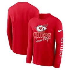 Kansas City Chiefs Rewind Long Sleeve T-Shirt - Red | Nike on sale