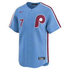 Trea Turner Philadelphia Phillies Alternate Limited Player Jersey - Light Blue | Nike