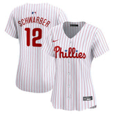Kyle Schwarber Philadelphia Phillies Women's Home Limited Player Jersey - White | Nike