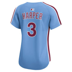 Bryce Harper Philadelphia Phillies Women's Alternate Limited Player Jersey - Light Blue | Nike