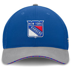 New York Rangers Fanatics Fundamentals Span Flex Hat Blue
