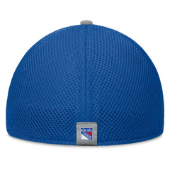 New York Rangers Fanatics Fundamentals Span Flex Hat Blue