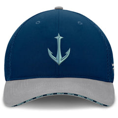 Seattle Kraken Fanatics Fundamentals Span Flex Hat Deep Sea Blue