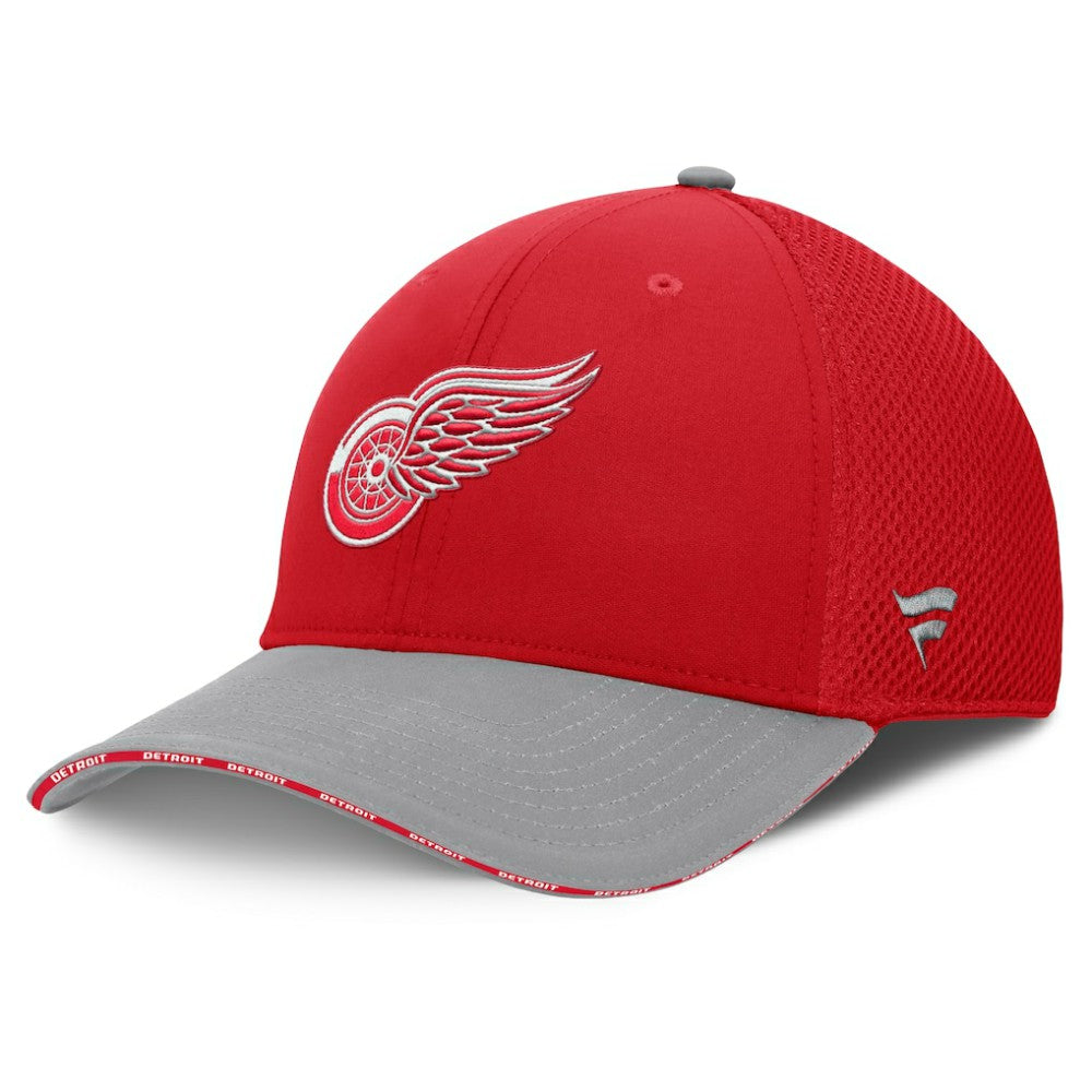 Detroit Red Wings Fanatics Fundamentals Span Flex Hat Red