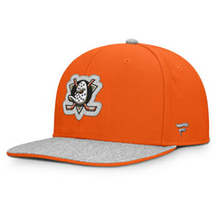 Anaheim Ducks Fanatics Fundamentals Loden Snapback Hat Orange