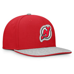 New Jersey Devils Fanatics Fundamentals Loden Snapback Hat Red