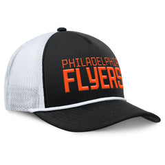 Philadelphia Flyers Fanatics Heritage Dutch A-Frame Trucker Adjustable Hat Black/White