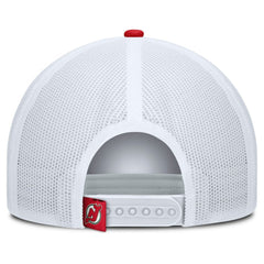 New Jersey Devils Fanatics Heritage Dutch A-Frame Trucker Adjustable Hat Red/White