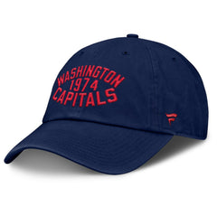 Washington Capitals Fanatics Fundamentals Archer Adjustable Hat Navy