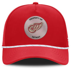 Detroit Red Wings Fanatics Centennial Pinched Front Adjustable Hat Red