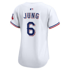 Josh Jung Texas Rangers Women's Home Limited Player Jersey - White | Nike