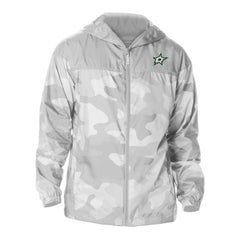 Dallas Stars Columbia Camo Flash Challenger Omni-Shade Full-Zip Hoodie Windbreaker Gray