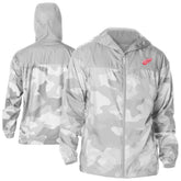 Detroit Red Wings Columbia Camo Flash Challenger Omni-Shade Full-Zip Hoodie Windbreaker Gray