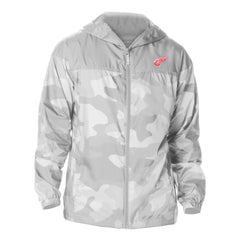Detroit Red Wings Columbia Camo Flash Challenger Omni-Shade Full-Zip Hoodie Windbreaker Gray