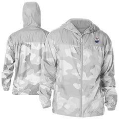 Edmonton Oilers Columbia Camo Flash Challenger Omni-Shade Full-Zip Hoodie Windbreaker Gray