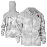 Florida Panthers Columbia Camo Flash Challenger Omni-Shade Full-Zip Hoodie Windbreaker White