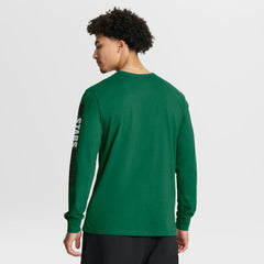 Dallas Stars Fanatics Goal Crease Legacy Long Sleeve T-Shirt Kelly Green