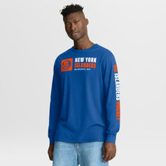 New York Islanders Fanatics Goal Crease Legacy Long Sleeve T-Shirt Royal