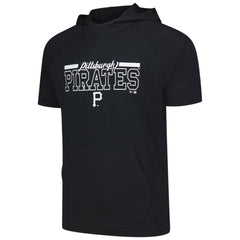 Pittsburgh Pirates Levelwear Phase Vanguard Hoodie T-Shirt - Black