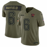 Baker Mayfield Tampa Bay Buccaneers 2025 Salute to Service Limited Jersey - Olive | Nike outlet