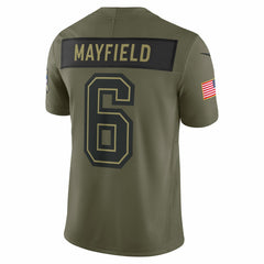 Baker Mayfield Tampa Bay Buccaneers 2025 Salute to Service Limited Jersey - Olive | Nike outlet