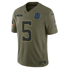 Anthony Richardson Sr. Indianapolis Colts 2025 Salute to Service Limited Jersey - Olive | Nike on sale