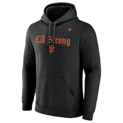 San Francisco Giants Unisex LA Strong Fleece Pullover Hoodie - Black