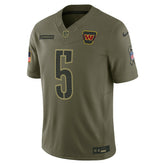 Jayden Daniels Washington Commanders 2025 Salute to Service Limited Jersey - Olive | Nike cheap