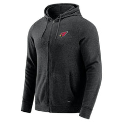 Arizona Cardinals J. Palmer Players Lounge Tri-Blend Full-Zip Hoodie - Dark Heather Gray online