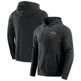 Baltimore Ravens J. Palmer Players Lounge Tri-Blend Full-Zip Hoodie - Dark Heather Gray online