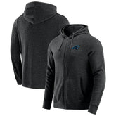 Carolina Panthers J. Palmer Players Lounge Tri-Blend Full-Zip Hoodie - Dark Heather Gray online
