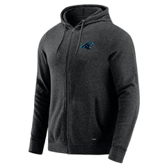 Carolina Panthers J. Palmer Players Lounge Tri-Blend Full-Zip Hoodie - Dark Heather Gray online