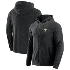 New Orleans Saints J. Palmer Players Lounge Tri-Blend Full-Zip Hoodie - Dark Heather Gray outlet